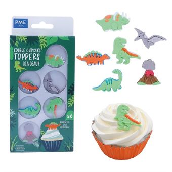 Picture of DINOSAUR SUGAR DECORATIONS X 6